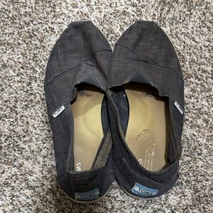 Toms‎ Charcoal Slip-On Loafers